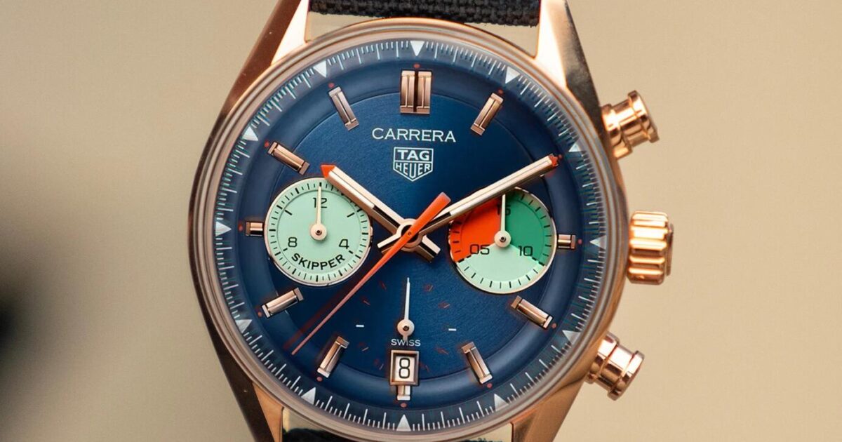 TAG Heuer Replica Carrera Chronograph Skipper – in einer eleganten Goldversion