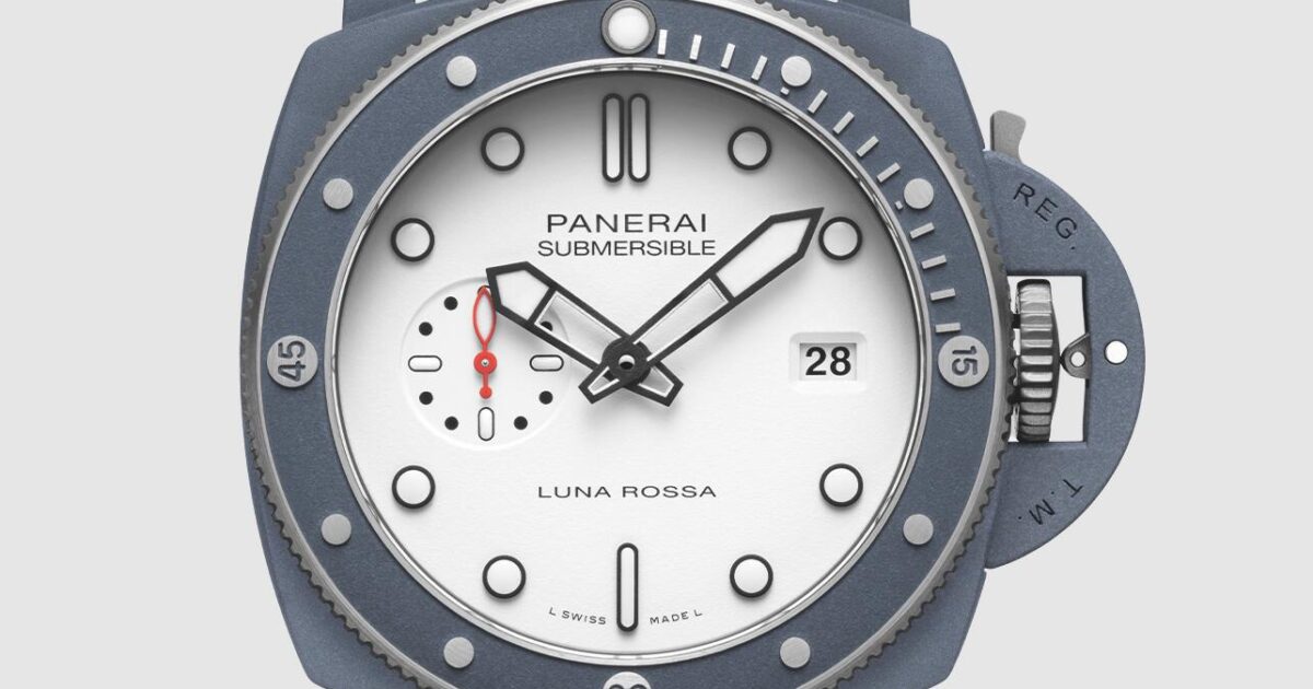 Panerai Replica sticht mit dem Tauchboot Quaranta Quattro Luna Rossa Ti-Ceramitech bei Watches and Wonders 2024 in See