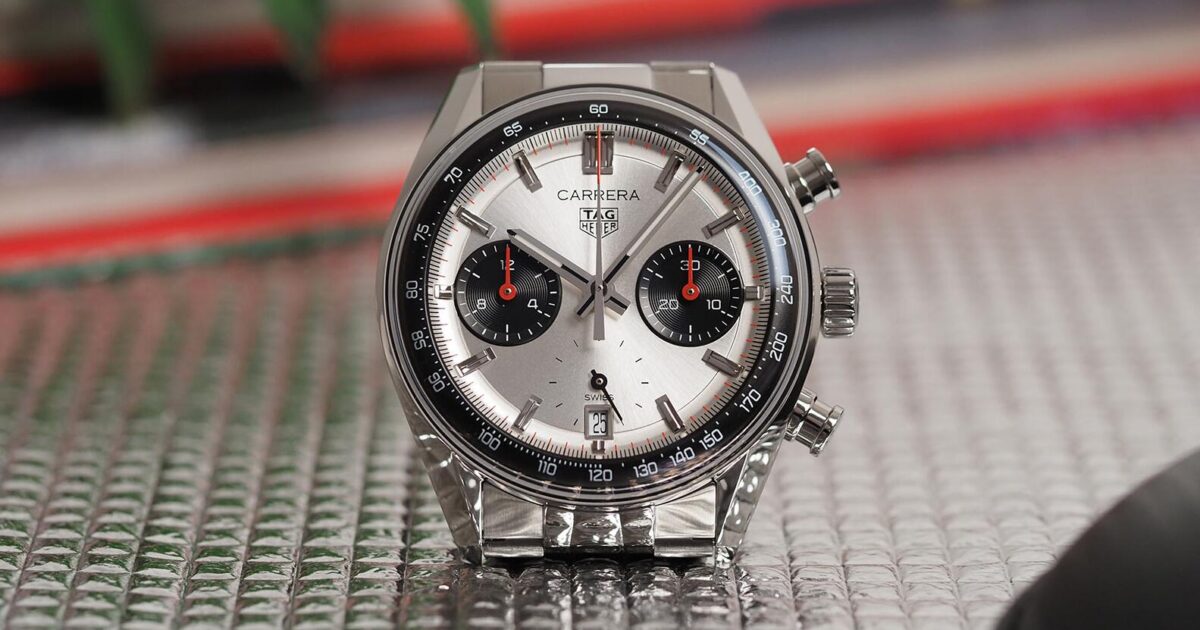 TAG Heuer Replica Carrera Chronograph Glasbox „Panda“ CBS2216